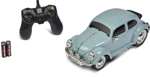 "Vehicle VW Beetle 2.4 GHz 100% RTR dove blue 1:14 image"