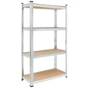 Storage rack/shelf unit - 170x75x30cm - Galvanized - Capacity up to 280kg