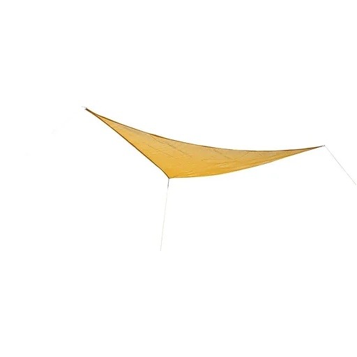 "Sun sail sun protection triangles 3x3x3 m HDPE - breathable sand image"
