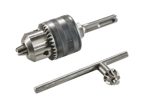 "Keyed drill chuck with SDS-plus adapter image"