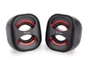 Mini USB speaker for notebook/PC in black/red