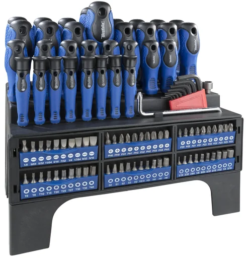 "Screwdriver and bit set with holder 109-piece image"