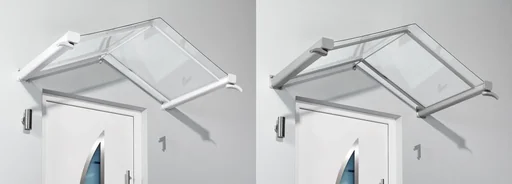 "Canopy connecting set, stainless steel look image"