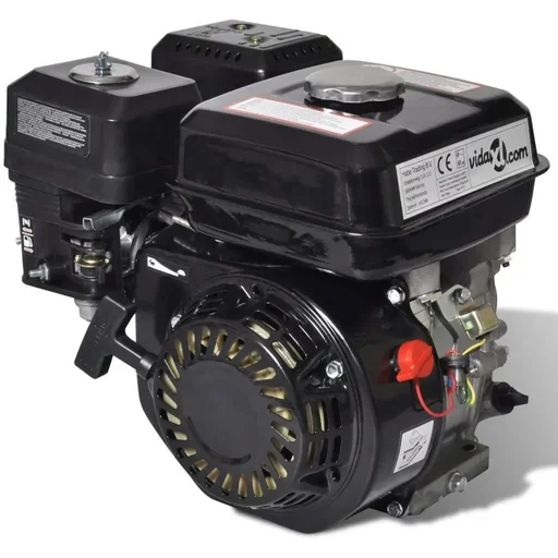 "Petrol engine 6.5 HP 4.8 kW black image"