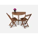 Bistro set - balcony set - 3-piece - acacia wood