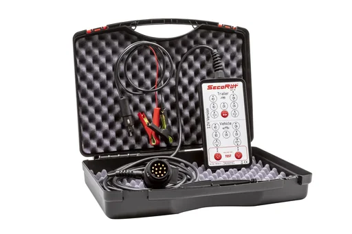 "Test box for trailer and towing vehicle 12V 7/13 pole. image"