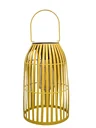 LED solar lantern made of metal with handle