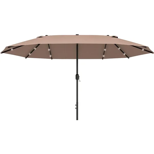 "Parasol with LED double sunshade image"