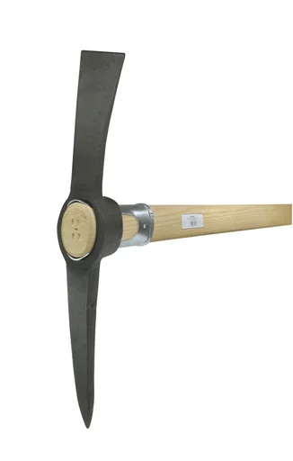 "Special offer pickaxe, forged, oval eye, 1.5 KG, black, beech handle 93 cm with sleeve image"