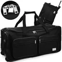 Travel bag with trolley function - 100L - Black