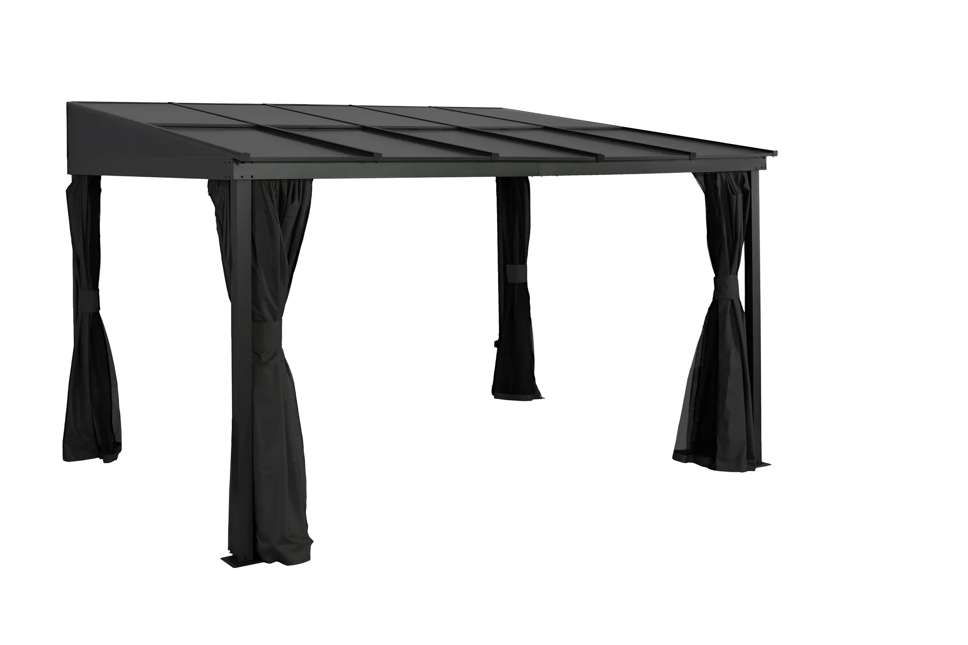 "Abri de terrasse en aluminium Sojag St. Barthelemy 12x16 anthracite image"