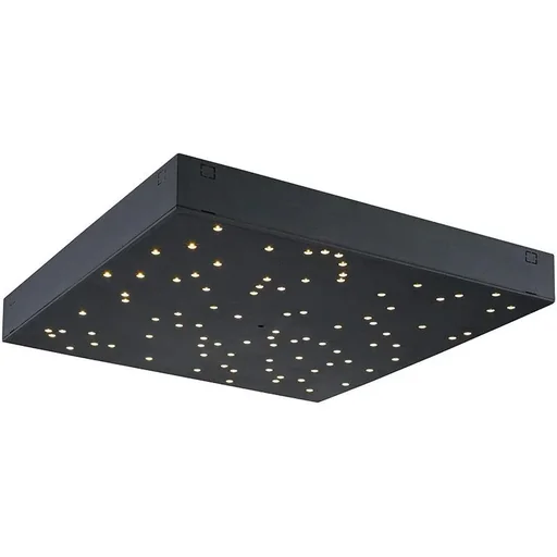 "VT-7128 LED panel starry sky - 30 x 30 cm - black - 8W - connectable - dimmable image"