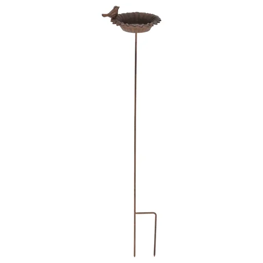 "Birdbath with stick image"