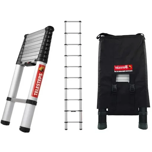 "Eco Line telescopic ladder 3m WITH carrying bag image"