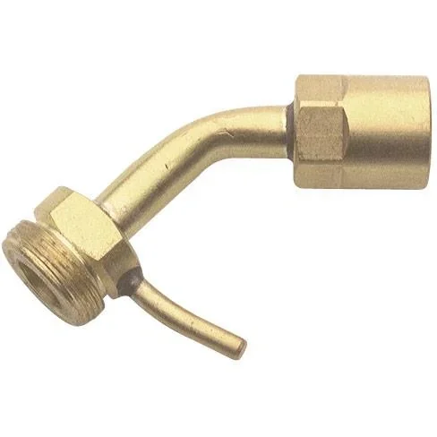 "Neck tube 7cm - brass with hanging hook image"