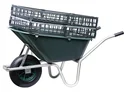 Flexible wheelbarrow attachment