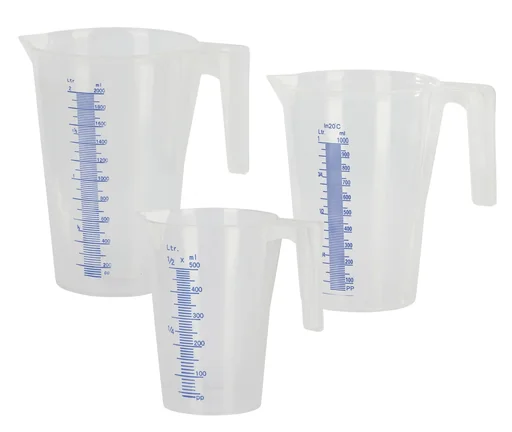 "Measuring cup with handle and spout, with filling scale, for 2000ml image"