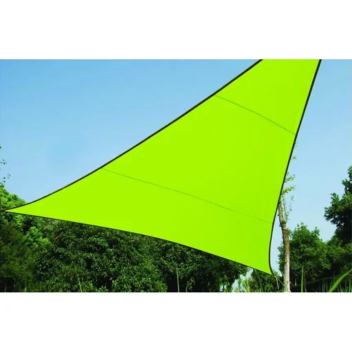 "Sun sail - triangular - 5 x 5 m x 5 m - lime green image"