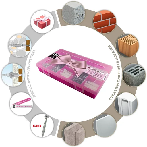 "All-purpose dowels - Dowel Queen assortment 261 pieces image"
