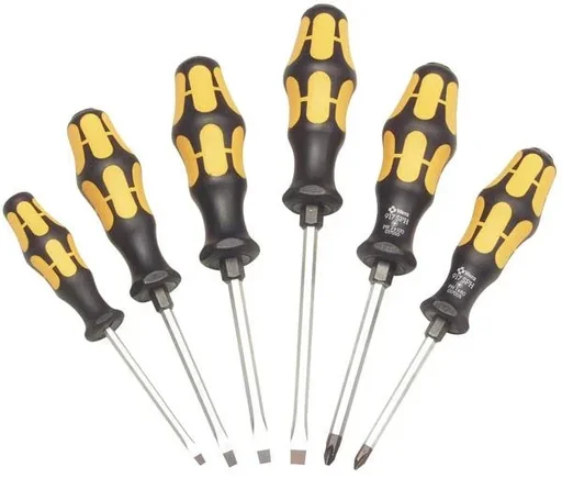 "Screwdriver set 6-piece, SL + PH image"