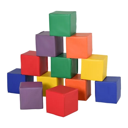 "Building block set 12-piece set foam building blocks building blocks building toys for children foam blocks for 1-3 year old children image"