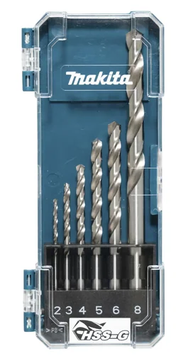"HSS-G drill bit set 6-piece image"