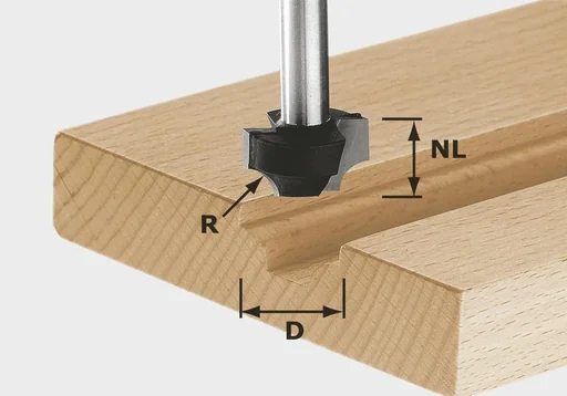 "Quarter round cutter HW D23 / R6 image"