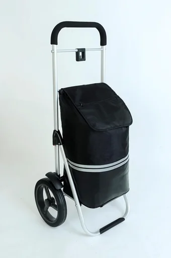 "Bicycle shopping trolley image"
