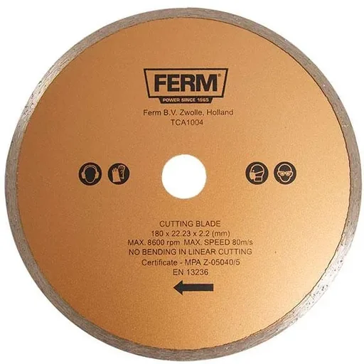 "TCA1004 diamond saw blade, 180mm image"