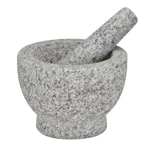 "Granite mortar with pestle image"