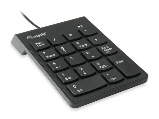 "USB Numeric Keypad 245205, Plug-and-Play, Black image"