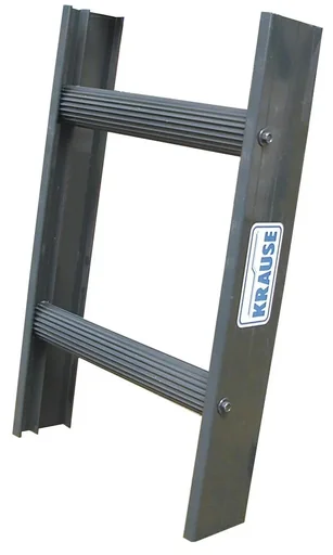 "Chimney sweep ladder, aluminum, anthracite, 7 rungs, W 33/ L 200 cm image"