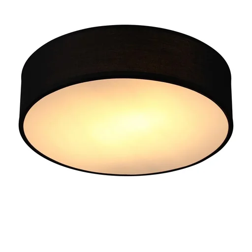 "Ceiling light black fabric - Ø38cm image"