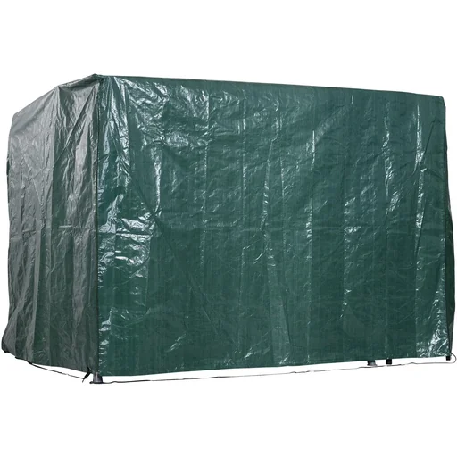 "Tarpaulin protective cover garden furniture cover waterproof UV protection PE green 215 x 155 x 150 cm image"