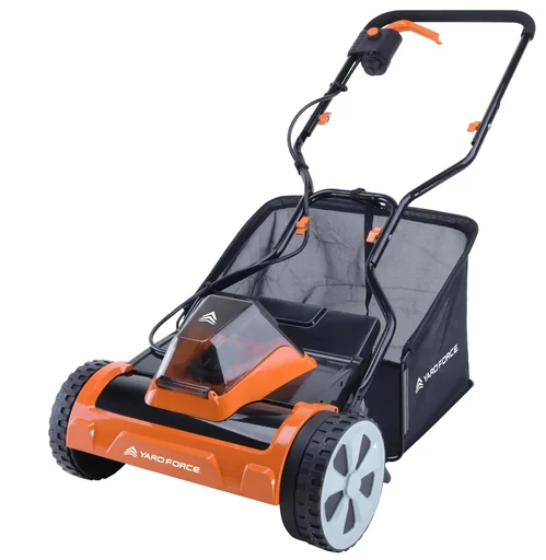 "LM C38 20 V cordless cylinder lawn mower, including battery and charger image"