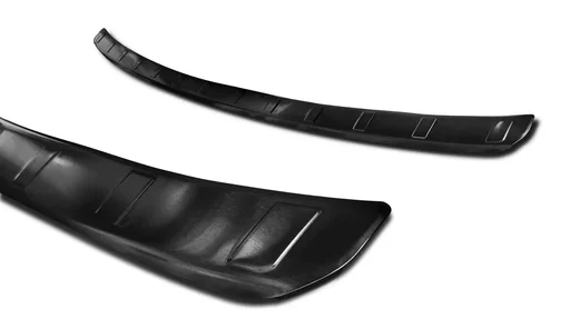"Stainless steel loading sill protector, Ford Kuga III - Titanium/Trend/Cool/Connect PHEV Plugin Hybrid, 2019> - graphite/black image"